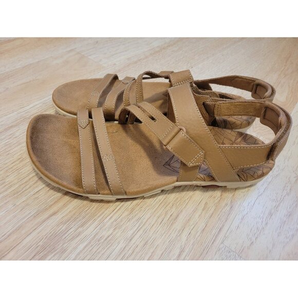 New womens sz 11 Merrell tobacco performance velcro strap Sandals sandspur - Picture 3 of 5